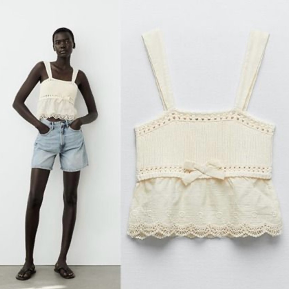 Zara knit top